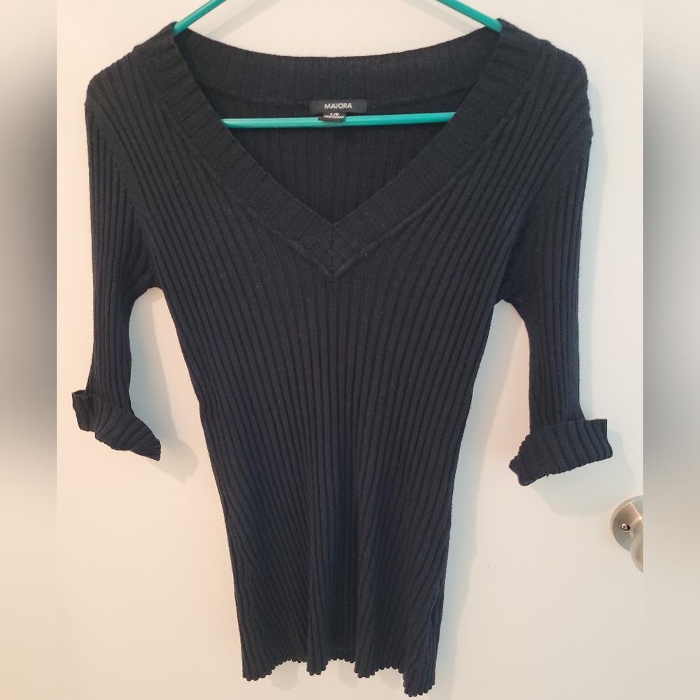 Half Sleeve Sweater Shirt
